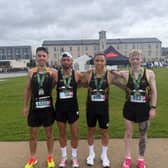 The Letterkenny AC quartet following their success in the Dublin marathon