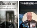 Trevor Johnston with his two new books, "Drumhome – An Open Door" and "The Ballintra Bard"