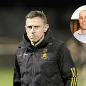 St Eunan's boss Kieran Donnelly and, inset, Barry O'Hagan