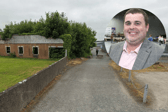 Location of proposed Stranorlar apartments which is supported by Cllr Martin Scanlon