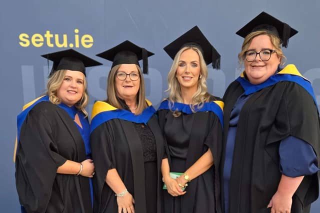 Left to right: Karen Kelly, Caroline McLaughlin, Noreen Maguire, and Gemma McLaughlin
