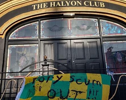 Shock After Offensive Banner Erected Outside Donegal Business