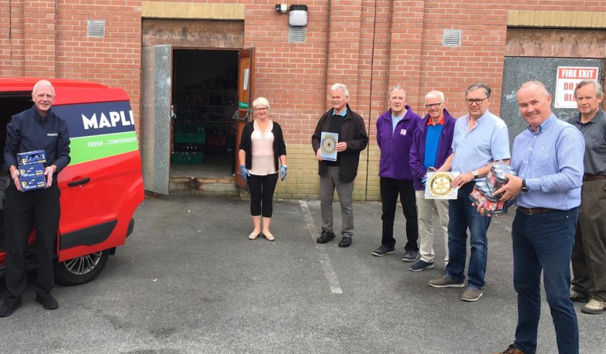 Generosity during lockdown Letterkenny Rotary Club make donations to local centres Donegal Live