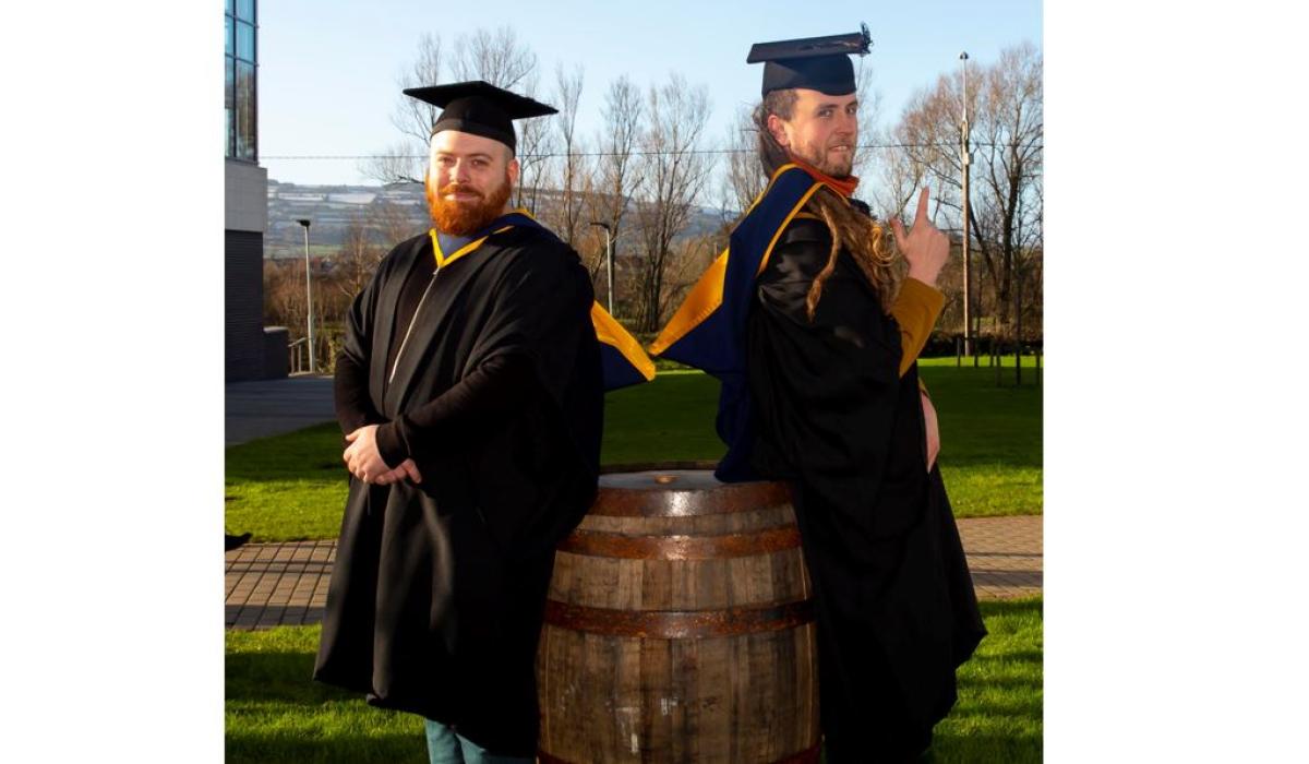 Raise a glass to the Donegal man who has graduated after completing