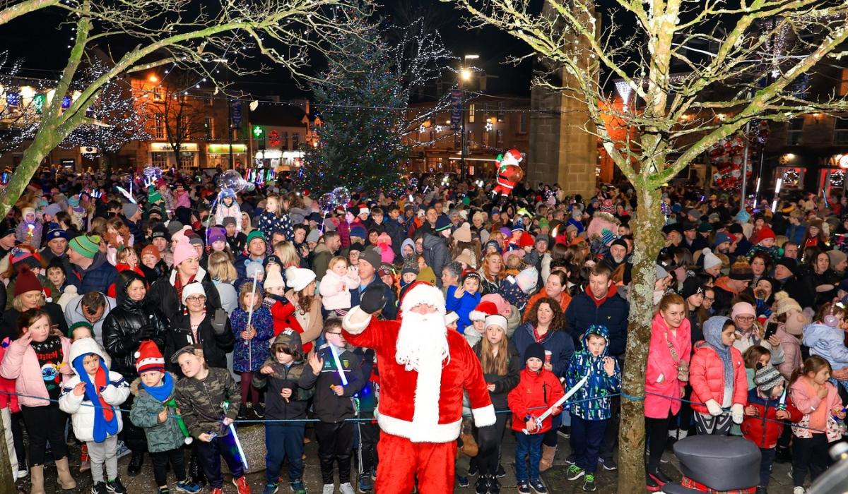 Watch Three, two, one Donegal Town is officially switchedon for