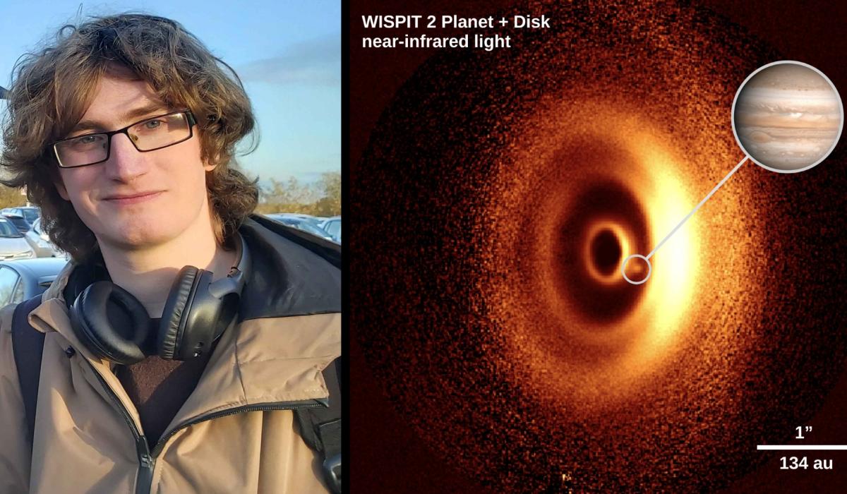 Redcastle man discovers new-born planet in distant solar system