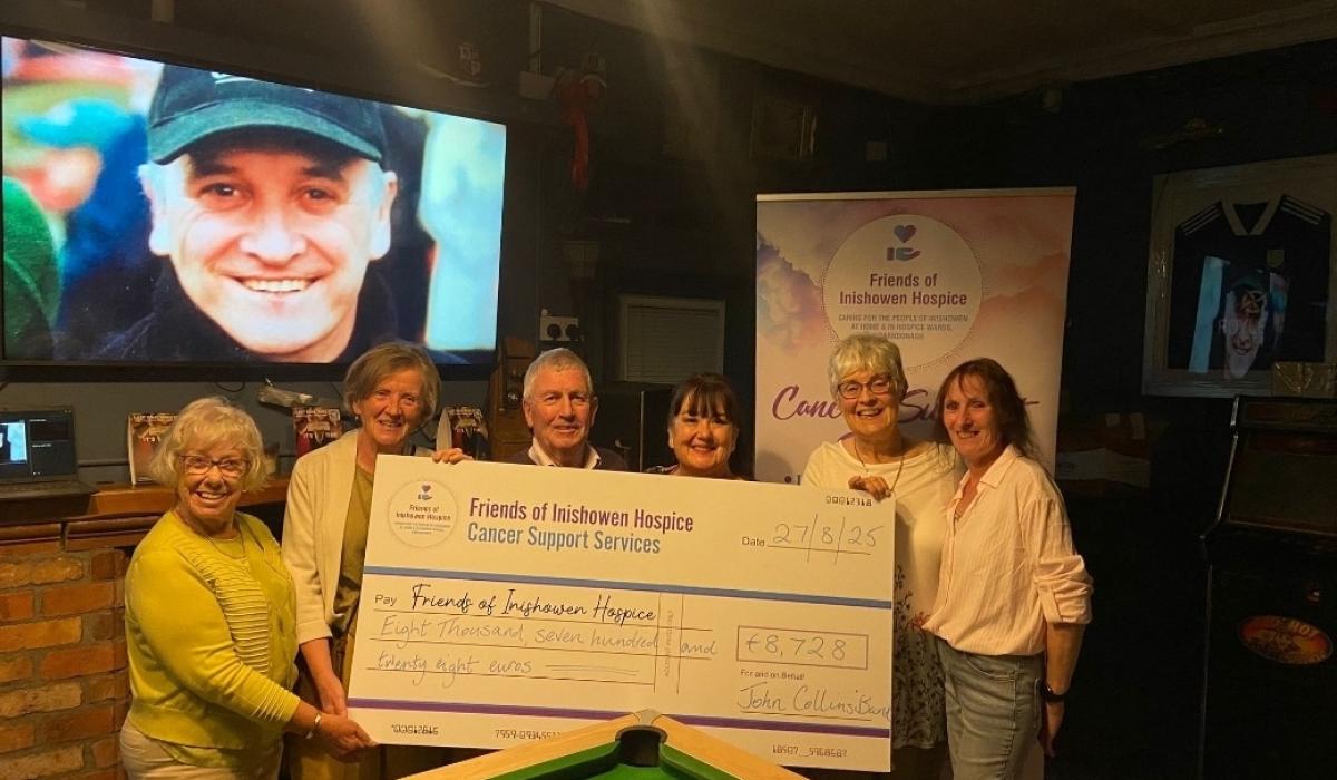 More than €8,000 raised in memory of Moville musician John Collins