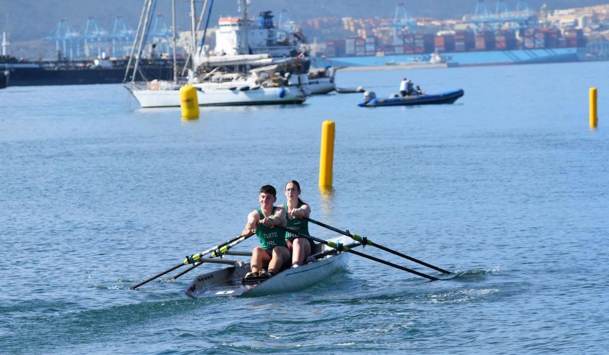 Loughros Point rowers shine for Ireland at the Coupe de la Jeunesse Beach Sprints