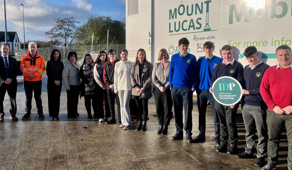 Inishowen secondary school students experience cutting-edge construction methods