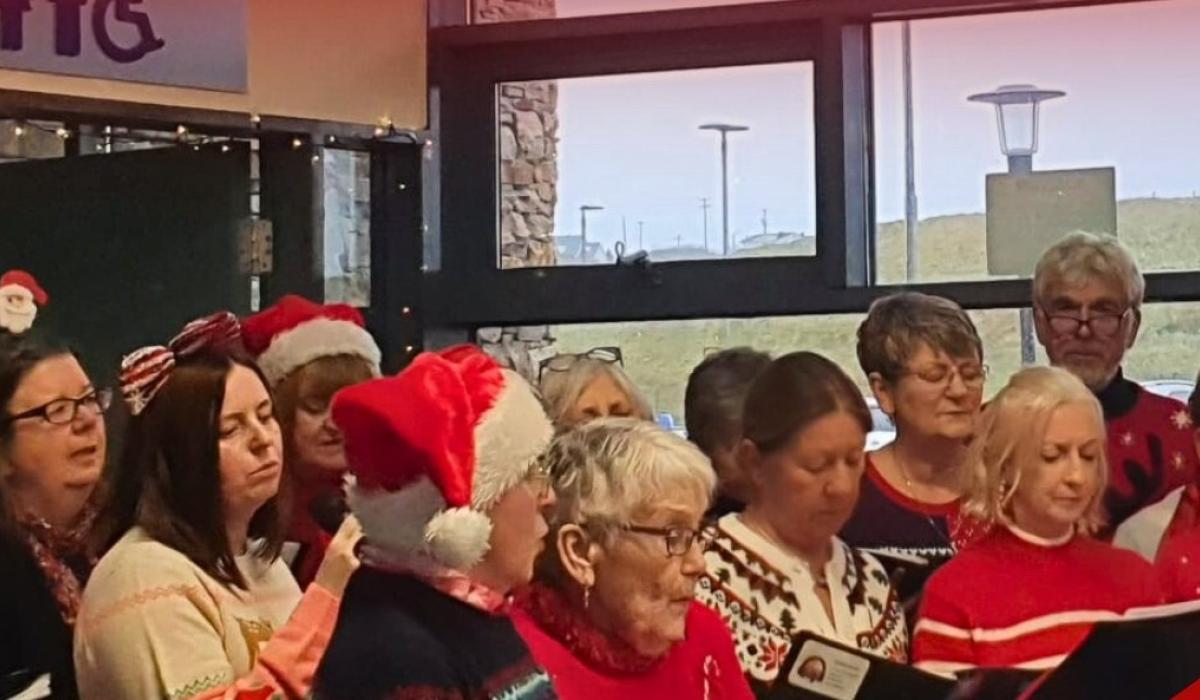 Charity and Christmas spirit with the Rosses Pop Choir at Donegal Airport