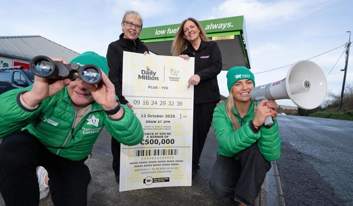 National Lottery staff still on the lookout for €500,000 winner in Donegal