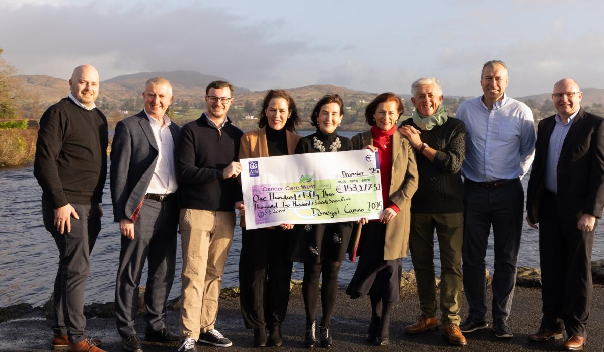 Best yet: Donegal Camino makes €153,277.52 for Cancer Care West Support Centre