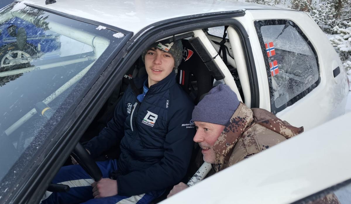 Donegal rallying star James McShea relishes ‘class’ experience in Norway