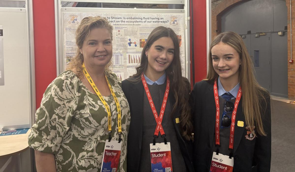 Carn CS students impress at Young Scientist Exhibition with embalming and golf
