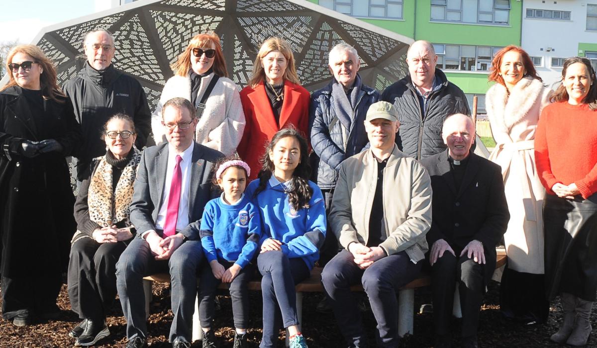 International artist launches 'stunning' work at Scoil Mhuire, Stranorlar