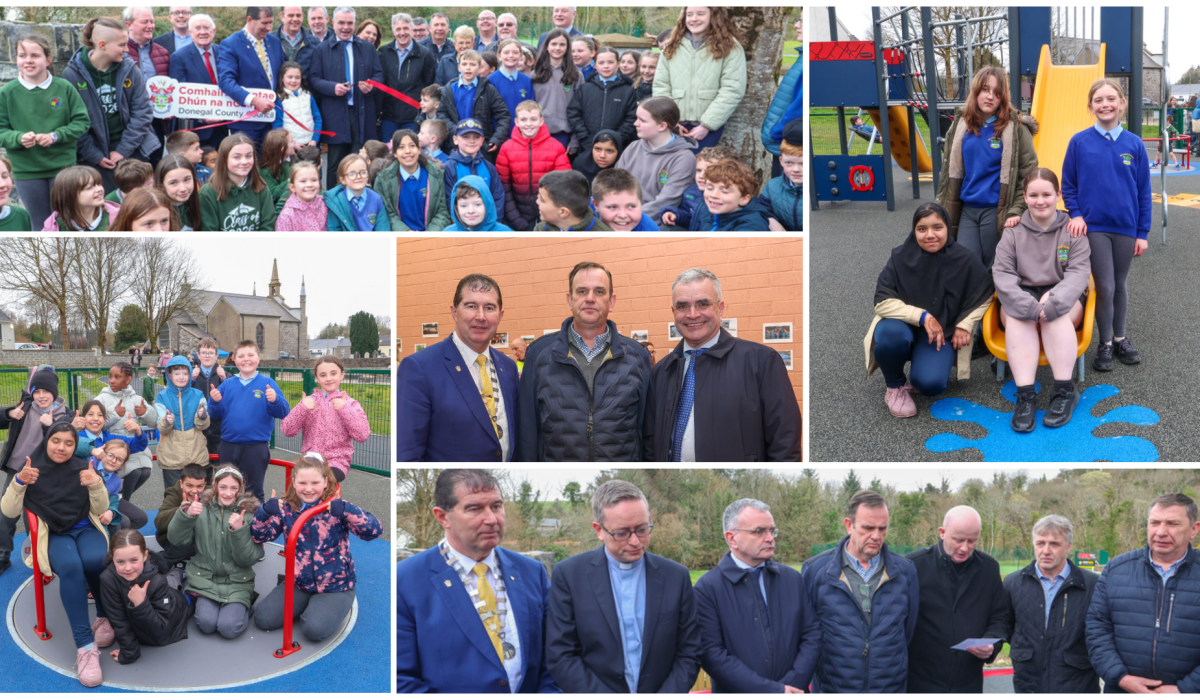 In Pictures: Fantastic day for Laghey as minister cuts ribbon on play park