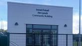 New bilingual sign unveiled at Jim Lynch Building at Letterkenny Community Centre