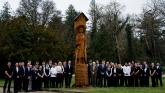 Wood carving of Red Hugh O&rsquo;Donnell unveiled at Lough Eske Castle