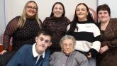 In pictures: Bonagee United help Katie McFadden celebrate her 90th birthday