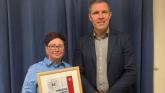 ALDI Donegal Town Store Manager celebrates 20 years with the supermarket
