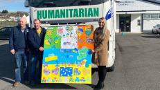 Watch: Mayor of Donegal Town en route to Ukrainian border with aid truck