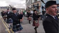Watch: Moyne and St Naul's Bands march together in touching celebration