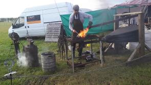 WATCH: A demonstration of a blacksmith's bellow at Ploughing 2017