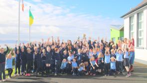 Paralympic Gold medal winner visits St Peter's NS, Mountcharles