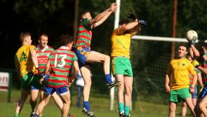 Burt goalscorer Conor Harkin's reaction to reaching the Intermediate Championship final