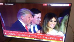 Donald Trump triumphs as he is elected President of the United States