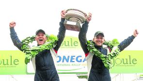 Listen- Manus Kelly and Donall Barrett's reaction  to being named the overall Donegal Sports Stars of the Year