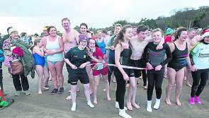 Donegal swimmers and more hit the waves at Marble Hill on New Year's Day