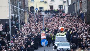 An eerie silence in the city of Derry as Martin McGuinness is laid to rest