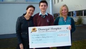 Milford student raises funds for Donegal Hospice in memory of his mother