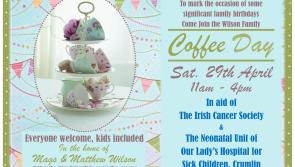 Donegal mother and son plan a very special joint birthday party in Mountcharles