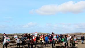 Hundreds march in west Donegal to 'Save Our Strand'