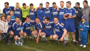 Ballybofey United chase league and cup double