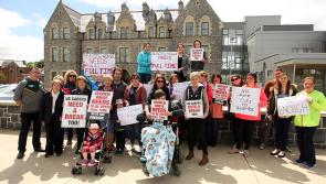 Donegal families protest over respite services