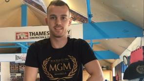 Sean McGoldrick in action in Belfast this Saturday night