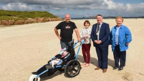 New wheelchair service officially launched at stunning Donegal beach