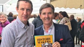 Daniel O'Donnell gets a sneak preview of  the Donegal Democrat's new book "History Makers"
