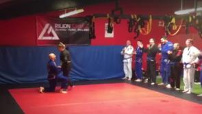 WATCH: Donegal jiu jitsu instructor leaves students choked up after popping the question during class