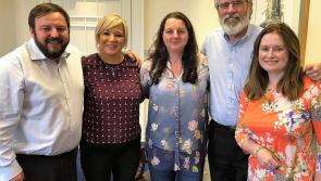 Gerry Adams praises courage of Donegal campaigning group Our Children's Voice
