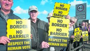 Brexit protests in Donegal today