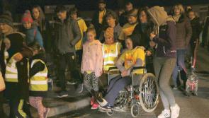 Huge numbers walk from 'Darkness Into Light' this morning in Donegal