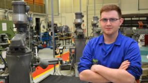 Donegal Engineering students at Ploughing Championship Final 
