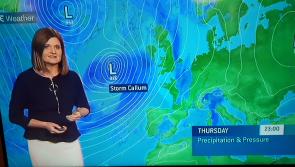 Severe, damaging wind, heavy rain in latest Storm Callum Met &Eacute;ireann weather forecast on RT&Eacute;
