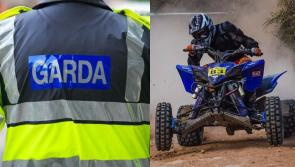 Quad driver who tried to undertake, struck man and left the scene 