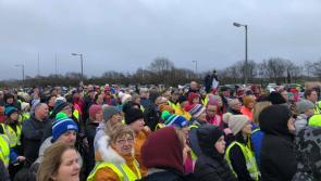 Welcome to Donegal: Huge numbers support Operation Transformation Leader Cathal Gallagher in Ballyshannon
