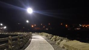 New Dungloe Bay Promenade lights turned on 